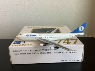 Sabena Belgian 747 - 100/200 Series 1/400 Aeroclassics