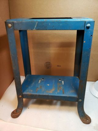 Vintage Delta Milwaukee Flared Leg Steel Stand For 14 " Band Saw