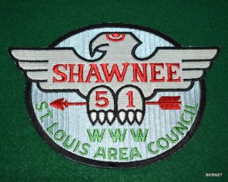 Boy Scout - Shawnee Lodge 51 Order Of The Arrow Jacket Patch