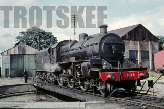 35mm Slide Ireland Uta Ulster Transport Authority Steam Loco 91 1961 Dundalk