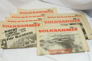 Volksarmee Newspaper 1977 East Germany Military National People 