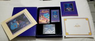 Aladdin Deluxe Collector’s Video Edition Box Set Vhs Walt Disney Classic