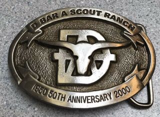 D - A Boy Scout Ranch Bsa Belt Buckle