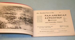 1901 Pan American Exposition 80 Pg Photo View Book Buffalo Ny & Niagara Falls