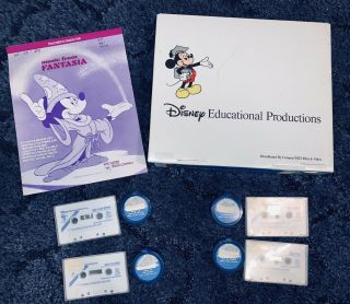 Vintage Fantasia Walt Disney Educational Media Company Filmstrip Tape Set Sound