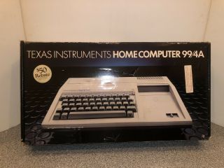 Vintage Texas Instruments Ti 99/4a Home Computer Boxed Nos
