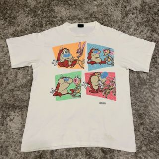 Vintage 90s Ren And Stimpy Show Nickelodeon Single Stitch Mtv Changes Shirt Xl