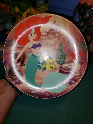 Disney Collector Plate Knowles The Little Mermaid Underwater Buddies 2455a