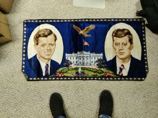 Vintage J F K And Robert Kennedy 1960’s Tapestry