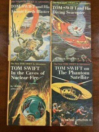 Vintage 15 Tom Swift Jr (science fiction) & 2 Hardy Boys (1st edition) Hardbound 3
