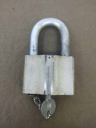 Vintage Sargent & Greenleaf High Security Environmental Padlock Lock & Key 102