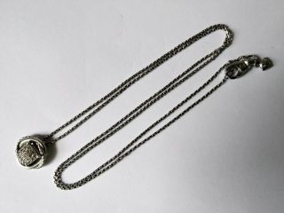 Vintage David Yurman 925 Sterling Silver Necklace (5.  4 Grams)