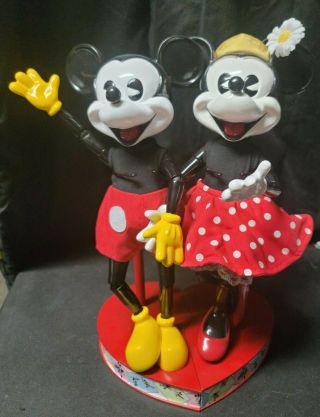 Ashton - Drake Mickey Mouse And Minnie Mouse Hinged Dolls