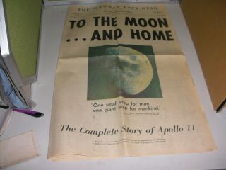 1969 Kansas City Star - Kansas City Times To The Moon And Back 16 Pages