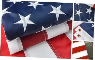 American Flag 3x5 Outdoor,  Heavy Duty 3x5 American Flag Made In Usa,  Nylon Us