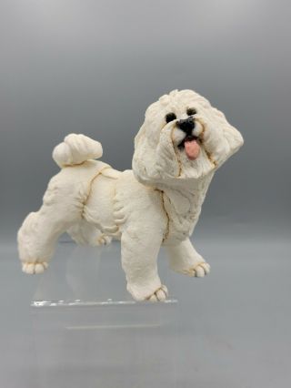 A Breed Apart Bichon Frise Dog Figurine 70028 By Country Artists 2002 Purebred