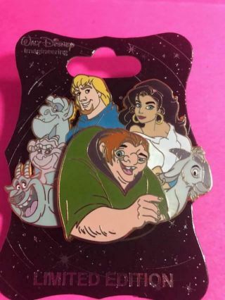 Wdi Character Cluster The Hunchback Of Notre Dame Le 250 Disney Pin