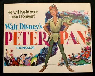Peter Pan Lobby Card R71 Walt Disney Productions Tc