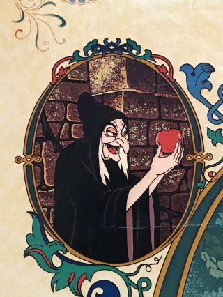 Disneyland Snow White ' s Scary Adventures Attraction Poster 1983 3