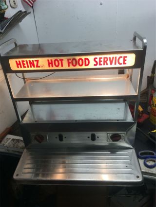 Vintage Stainless Heinz 57 Hot Food Service Vending Display Soup Lunch Model Pce