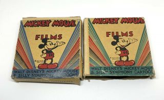 Vintage Mickey Mouse Films,  Walt Disney - Two 16mm Films 913 - A And 1504 - A
