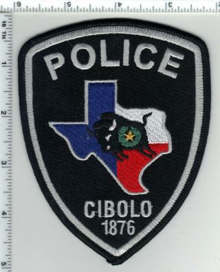 Cibolo Police (texas) 2nd Issue Shoulder Patch