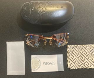 Vintage Gianni Versace Sunglasses Gold Rimless Mod N86 - H N30/536.