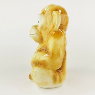 Vintage Goodsell Ceramic Monkey Figurine Goodsell Mold Sitting Monkey 2
