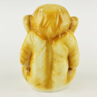 Vintage Goodsell Ceramic Monkey Figurine Goodsell Mold Sitting Monkey 3