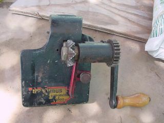 Vintage Columbus Hand Operated Cutter Pinking Machine Parts Or You Restore