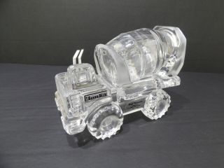 Hofbauer Crystal Glass Tonka Cement Mixer Truck 1989 Made In Germany