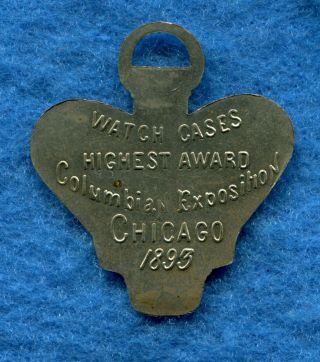 1893 Chicago World’s Fair Watch Case Opener Muhr Crown Eglit 403