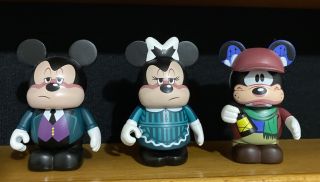Disney Parks Vinylmation 3” Mickey & Friends Haunted Mansion Complete Set