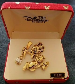 The Disney Store Snow White Seven Dwarfs Dopey Collectible Pin W/box Rare L@@k