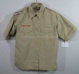Boy Scout Now Scout Bsa Uniform Blouse Size Ladies Medium Ss 147