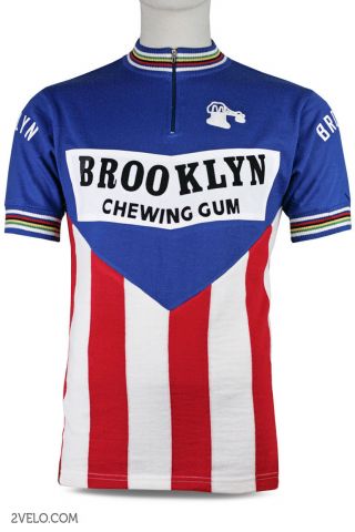 Brooklyn Vintage Style Wool Jersey,  Maglia,  Maillot,  Size S