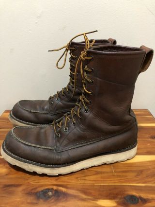Vintage Red Wing Irish Setter Sport Boots Resoled Men’s Sz.  10b Usa Made