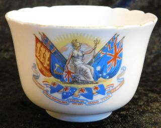 Royal Doulton Rare Empire Day Small Bowl - Made For Mutual Store,  Melbourne