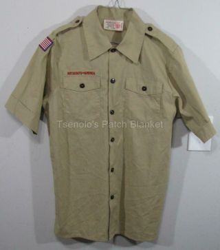 Boy Scout Now Scouts Bsa Uniform Shirt Size Youth X - Large Ss 134