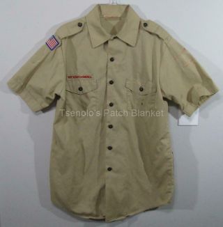 Boy Scout Now Scouts Bsa Uniform Shirt Size Adult Medium Ss 089