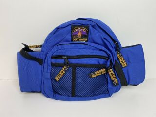 Pet Dog Cat Travel Gear Outward Hound Blue Waist Bag Fannie Pack