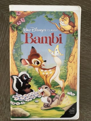 5 Disney Black Diamond The Classic VHS Banned Little Mermaid - Bambi - Cinderella 3