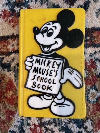 Rare Vintage Mickey Mouse School Book Calculator - Unknown Order