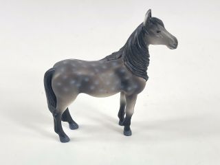 Miniature Dapple Gray 2.  5” Appaloosa Spotty Arabian Ceramic China Mini Figurine