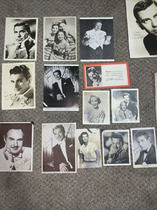Vintage Photo ' s / Over 20 Autographs Scrap Book Liberache Jack Webb & More LOOK 3