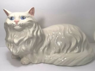Vintage Large Ceramic Persian Cat Statue
