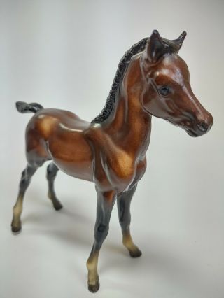 Vintage Breyer Proud Arabian Foal Horse Mahogany Bay ?