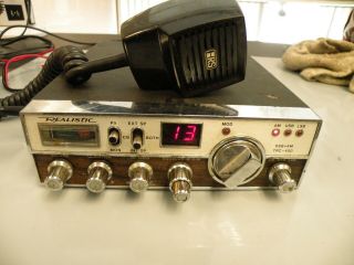 Vintage Realistic Trc - 450 Am/ssb Cb Radio Mobile 40channel Radio Shack Usb/lsb