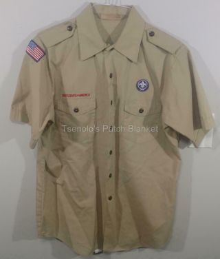 Boy Scout Now Scouts Bsa Uniform Shirt Size Adult Large Ss 119
