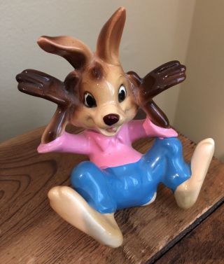 Vintage Walt Disney Productions Brer Rabbit Song Of The South - Ceramic Figurine